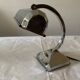 Chrome metal desk lamp