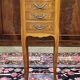 Louis XV style bedside table in rosewood and oak from the 1970s.