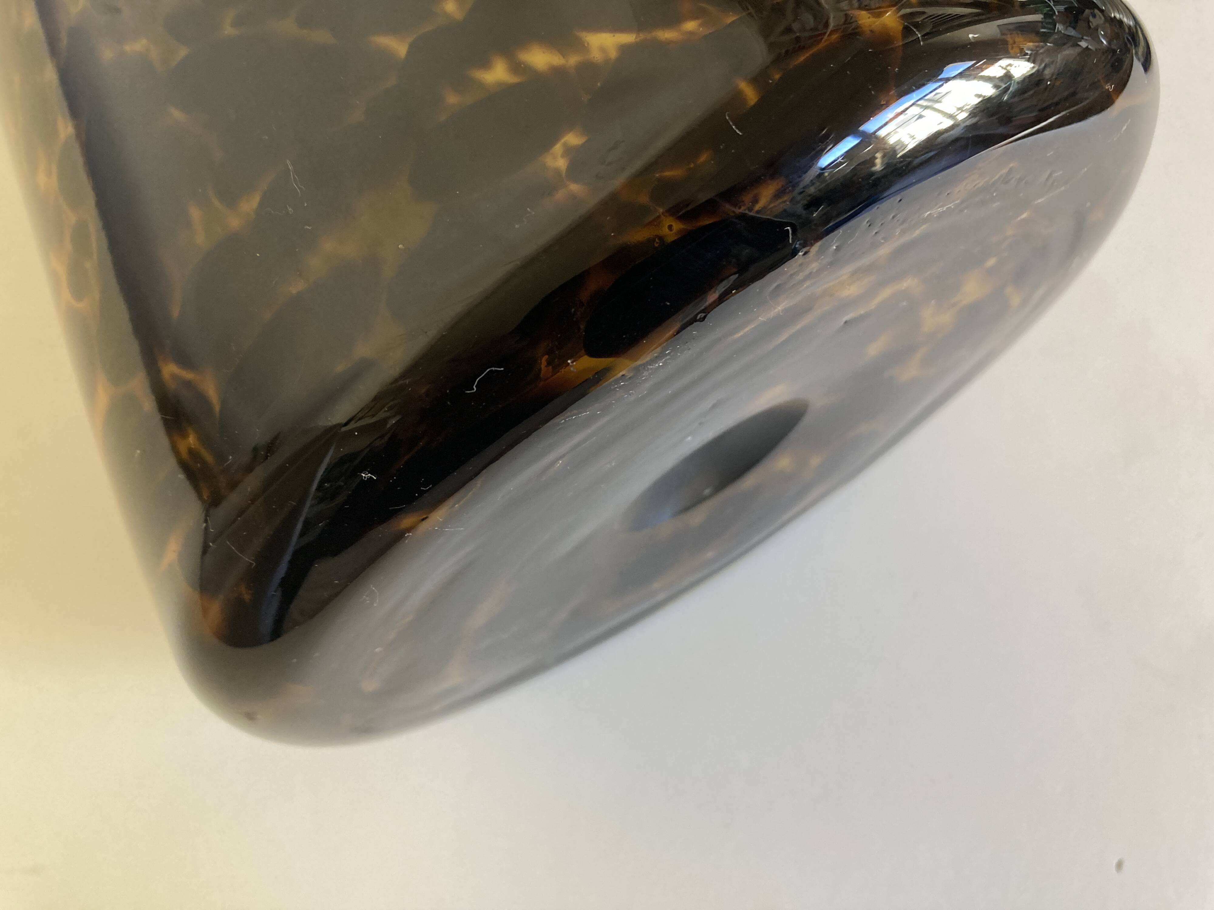 XXL vase Italian work, macchia pattern, 1970