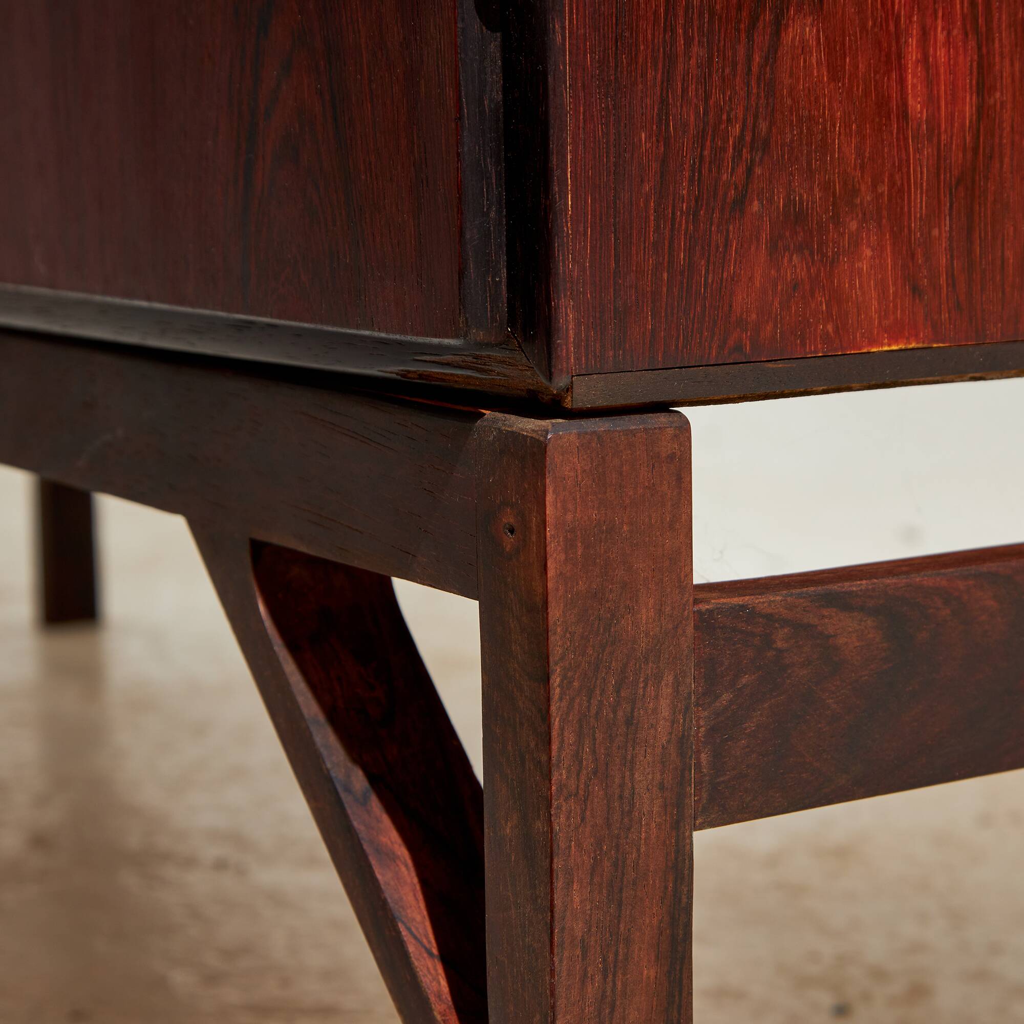MODEL A 232 / CHINA ROSEWOOD CABINET BY BØRGE MOGENSEN FOR FDB MØBLER (MK9358)