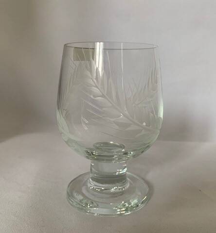 6 Bayel crystal glasses