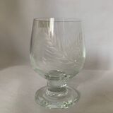 6 verres en cristal de Bayel