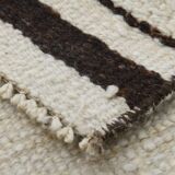 3x12 Rug For Hallway Brown Beige Turkish Runner Rug, 92x364Cm SK 18273