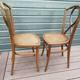 Pair of old Gyf bistro chairs
