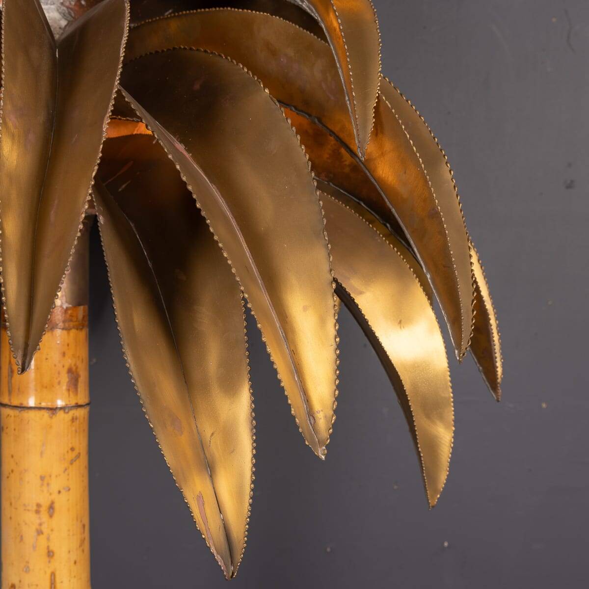 20thC French Palm Tree Floor Lamp, Christian Techoueyres For Maison Jansen