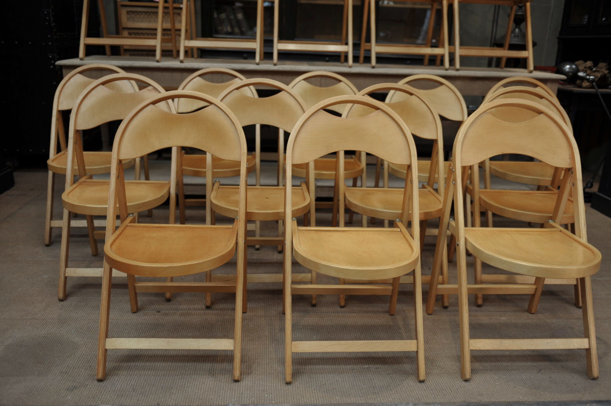 Old folding chairs OTK 1950s