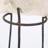 Shell on metal tripod base, 1950s