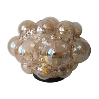 Scandinavian glass applique or ceiling light by Helena Tynell for Limburg 1960