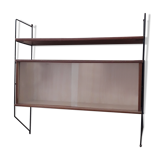 Wooden and metal shelf circa 1960