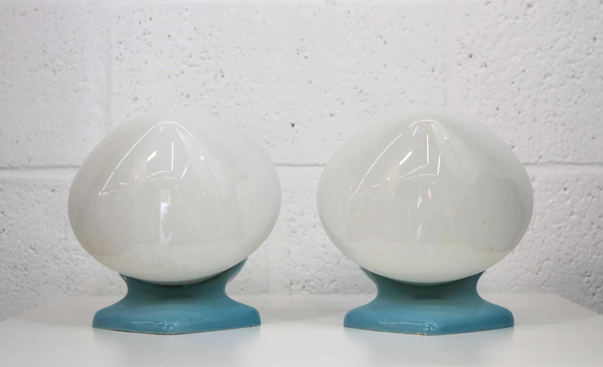 Pair of bathroom wall lamps *** Stig Carlsson *** model 6030 IFÖ