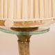 Pair of gilt bronze genet et michon lamps with original shades
