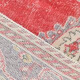 Red & Cream Classic Turkish Vintage Rug, 205x310Cm