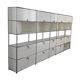 Bibliotheque usm blanc et metal