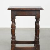 Antique English Stool / Joint Stool / Side Table from the 18th Century