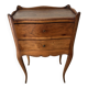 Jolie table de nuit, Louis-Philippe, noyer massif