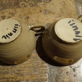 Large Vintage Stoneware Mugs