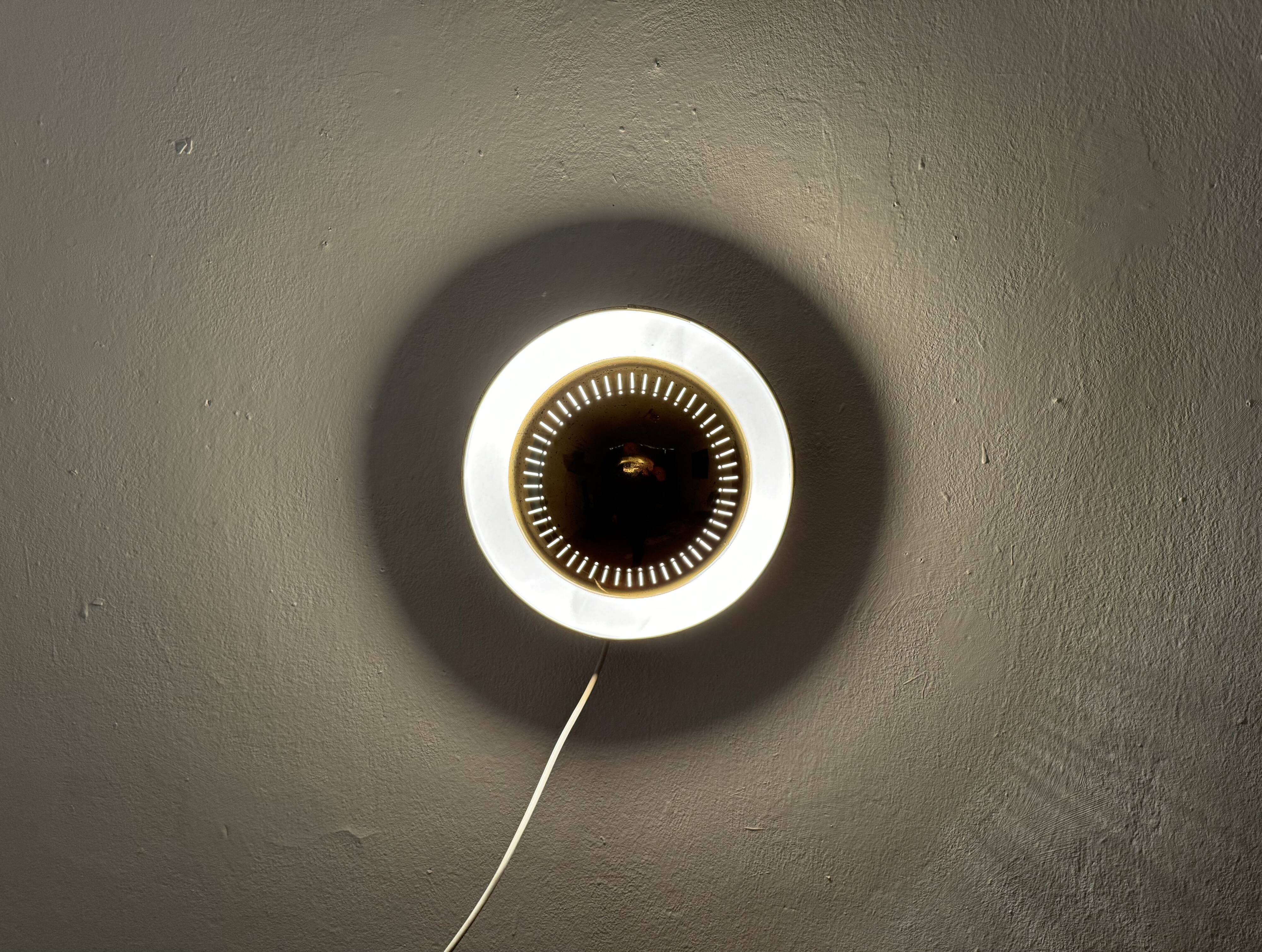 Italian Brass Wall or Flush Lamp