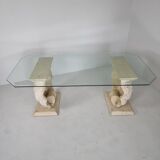 Stone Shell Dining Table from Magnussen Ponte Mactan, 1980s