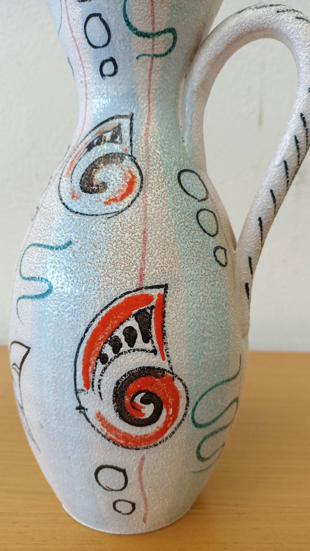 Italian ceramic pitcher