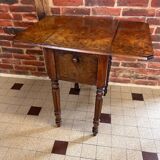 Pretty little Louis Philippe style side table / bedside table