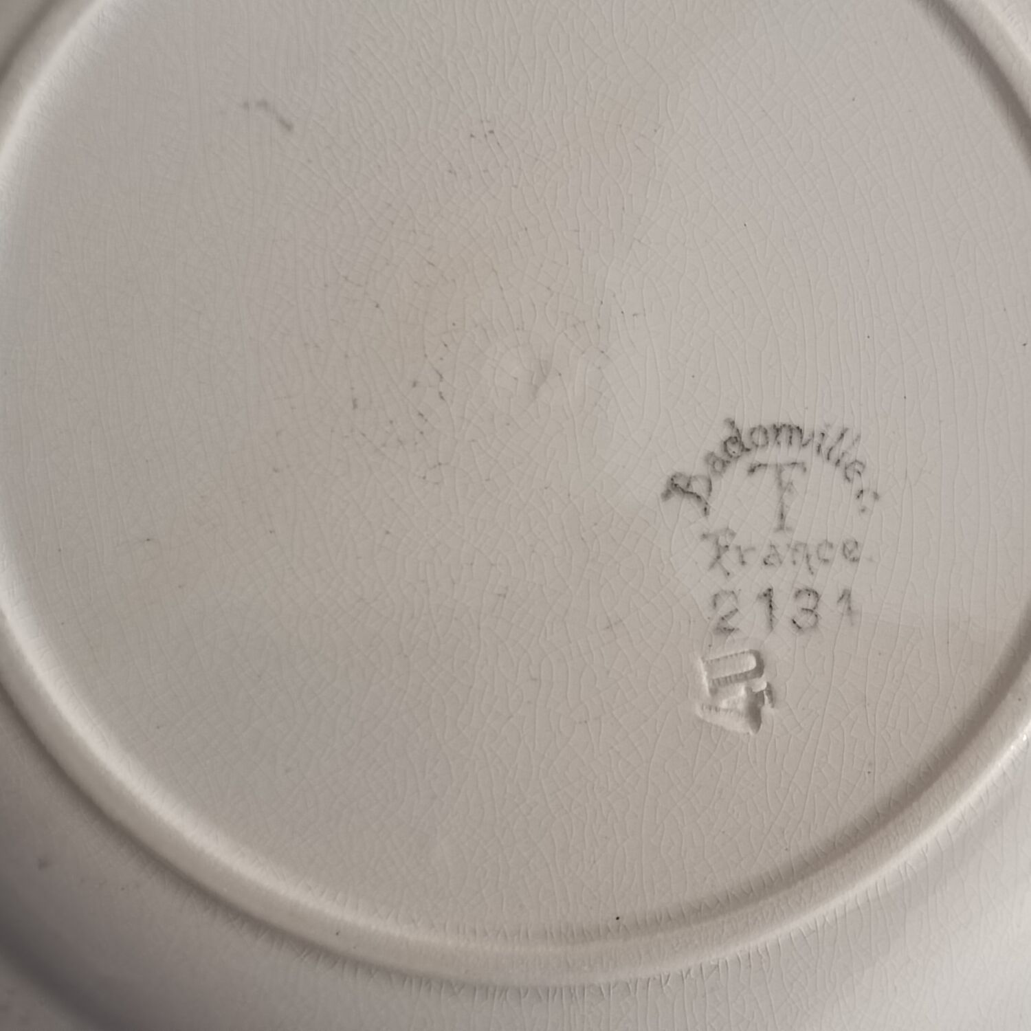 2 plates iron earth Badonviller