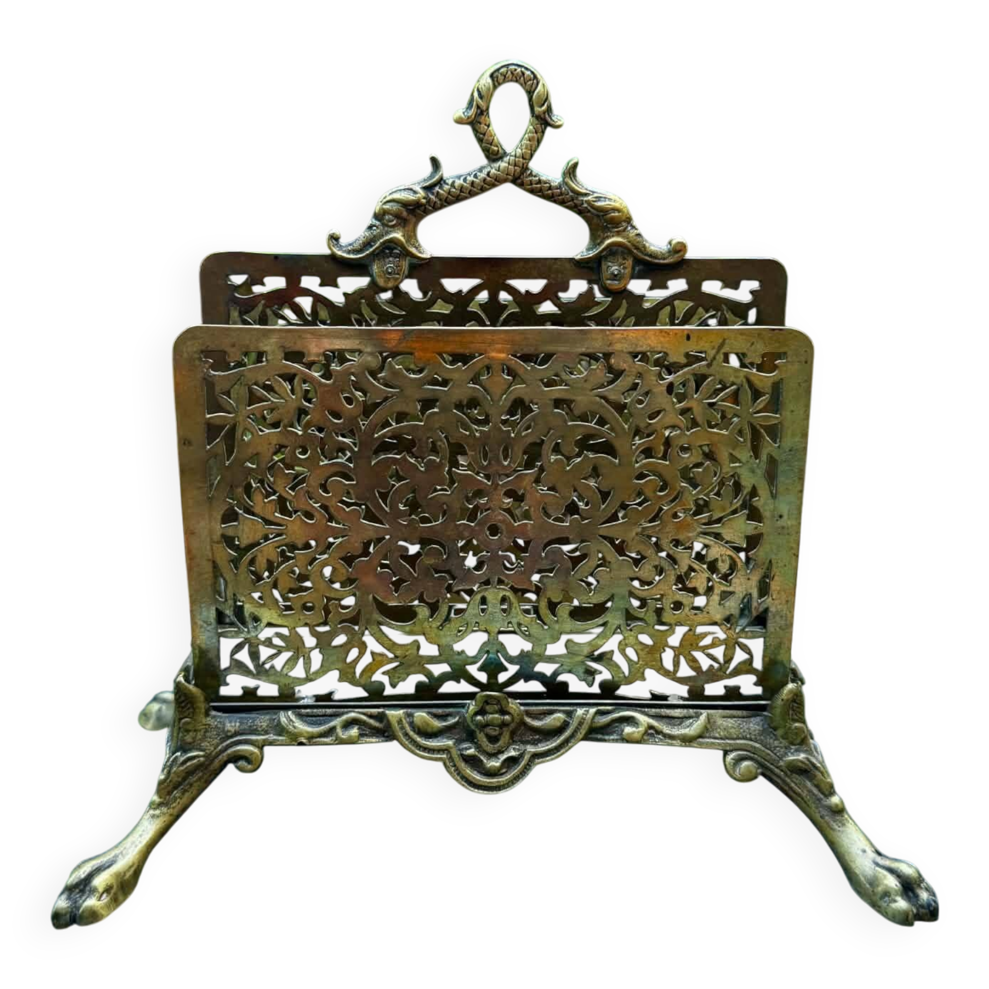 Porte revues en laiton Napoléon III