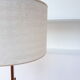 Lampadaire scandinave cuivre et teck
