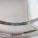 Oval silver metal tray Christofle Gallia Malmaison model