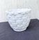 Woven Italian ceramic cache-pot/jardinère from the 1970s.