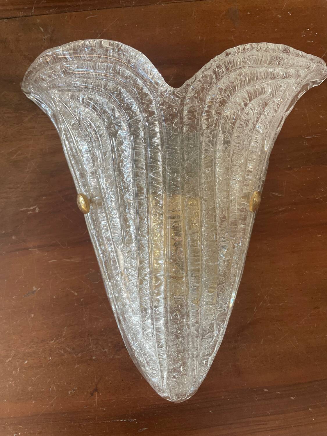 Pair of Murano wall lights