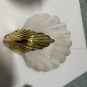 Appliques en verre de Murano en forme de coquillage, ensemble de 2