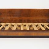 Art deco walnut sofa bed, 1960s