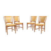 Set of 4 David Rosen chairs for Nordiska Kompaniet 1960