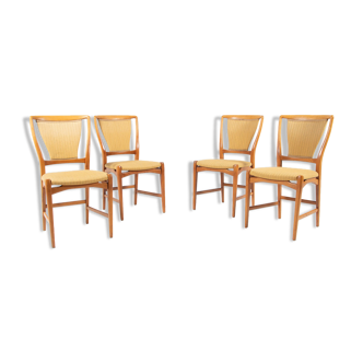 Set de 4 chaises David Rosen pour Nordiska Kompaniet 1960