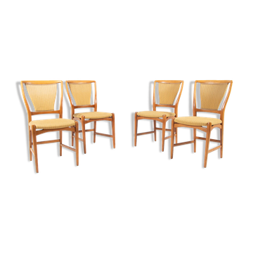 Set of 4 David Rosen chairs for Nordiska Kompaniet 1960