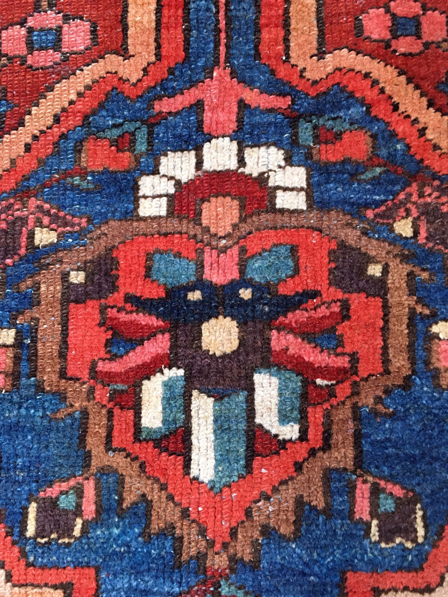 Oriental rug: former bakhtiari, 490 x 325