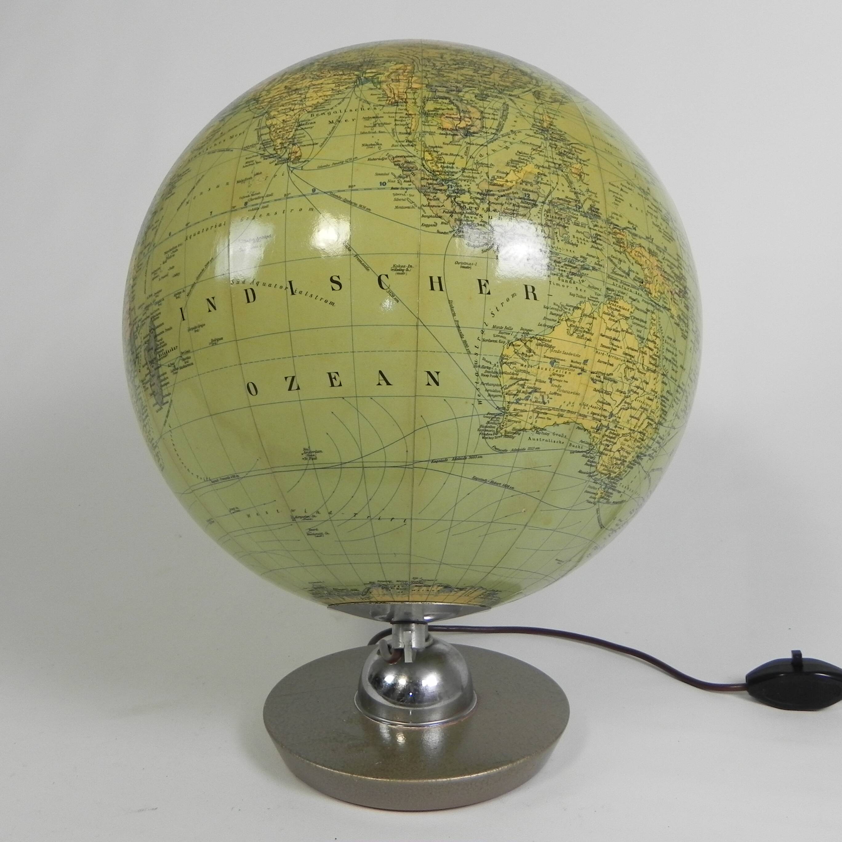 Luminous globe JRO Globus, 1960s