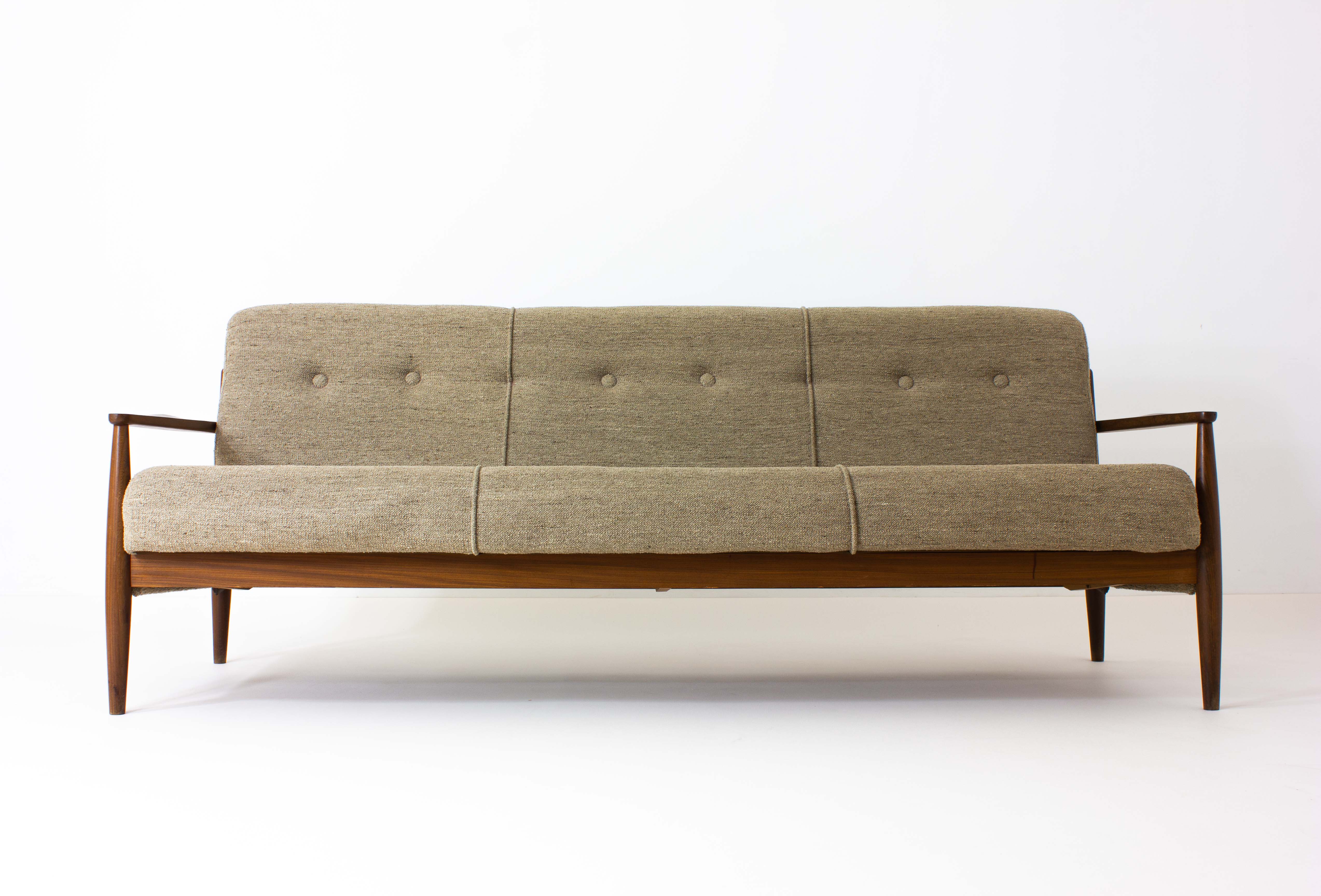 Danish daybed in teak by Arne Vodder, 1960s