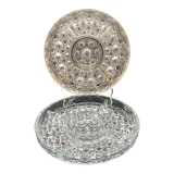 Round compartmentalized dishes