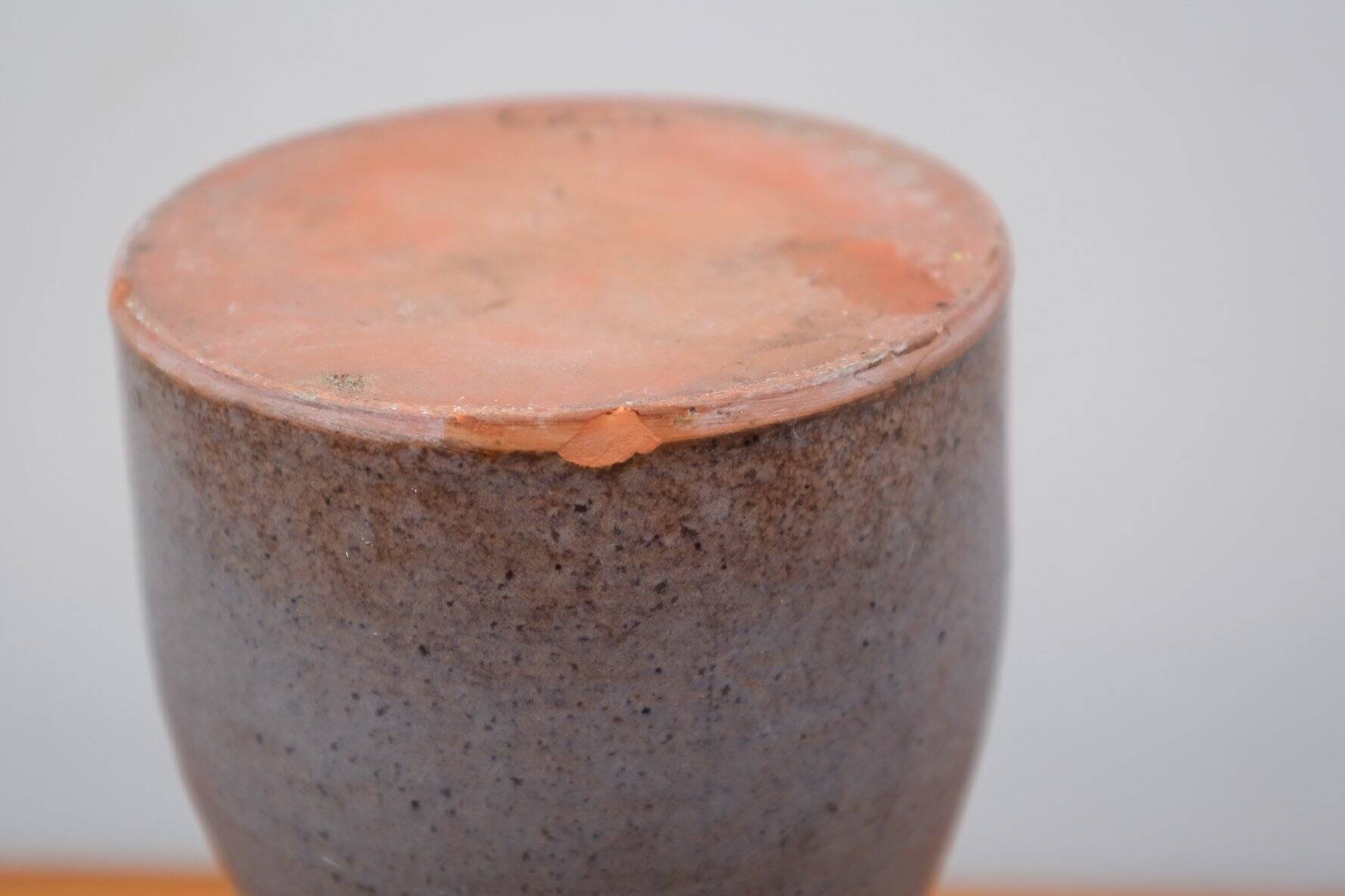 Large ceramic vase by ludovic dagon for la poterie ludovic, 1970