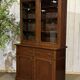 Victorian 19th-century mahogany two-body library