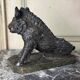 Il Porcelino d’après Pietro Tacca, sculpture en marbre vert serpentine, Italie XIXème siècle