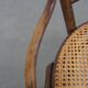 Original vintage Thonet bistro design chair with armrests