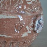 Stoneware vase signed GT