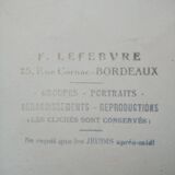 Old school photo 1st b class 1943 bordeaux - paul bert bordeaux school - f.lefebvre