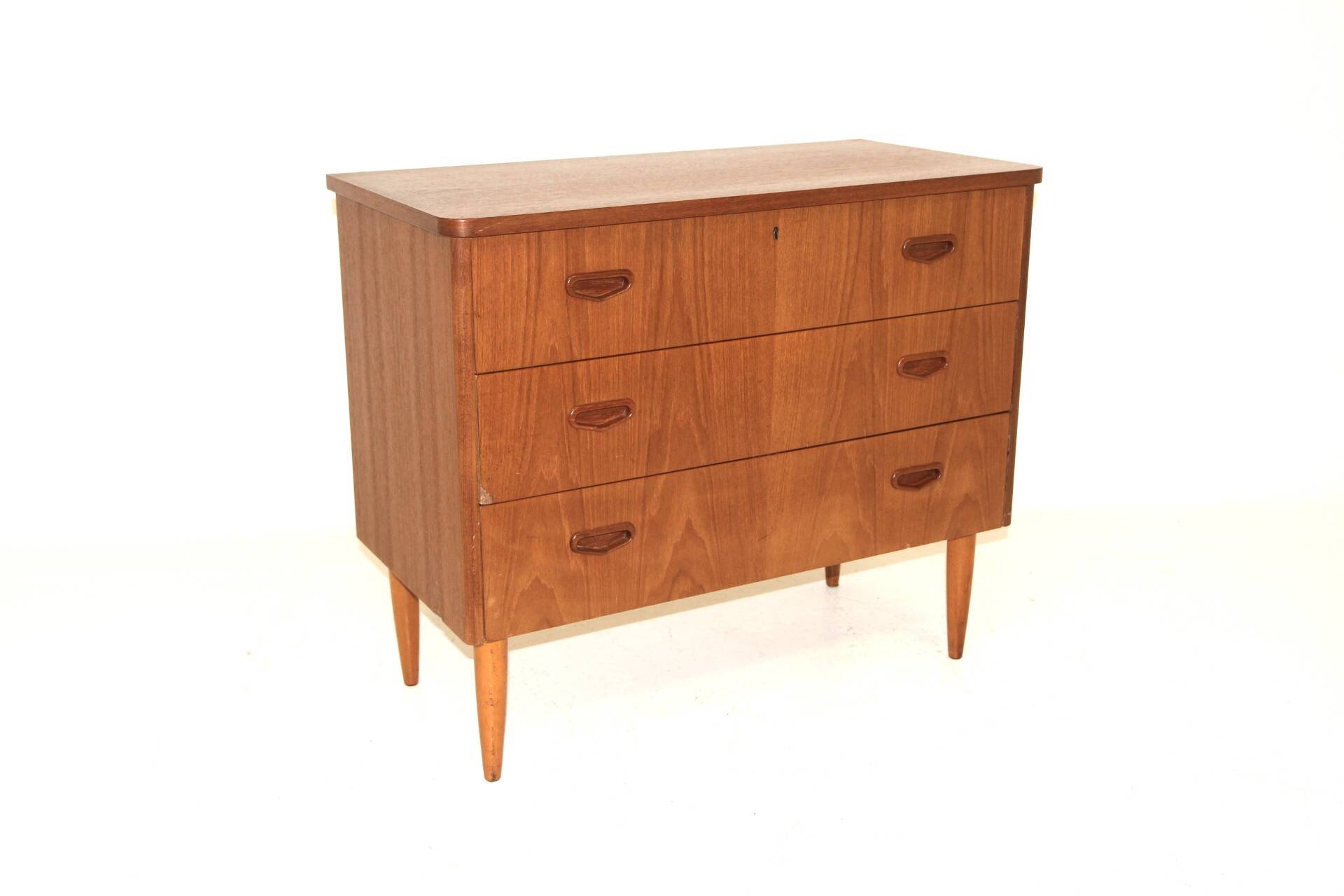 Scandinavian teak chest of drawers, Sweden, 1960