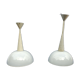2 Vintage pendant lamps Holophane 1960