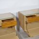 Mid-Century Design Vintage Bedside Tables with Metal Legs, Set of 2, 1960s