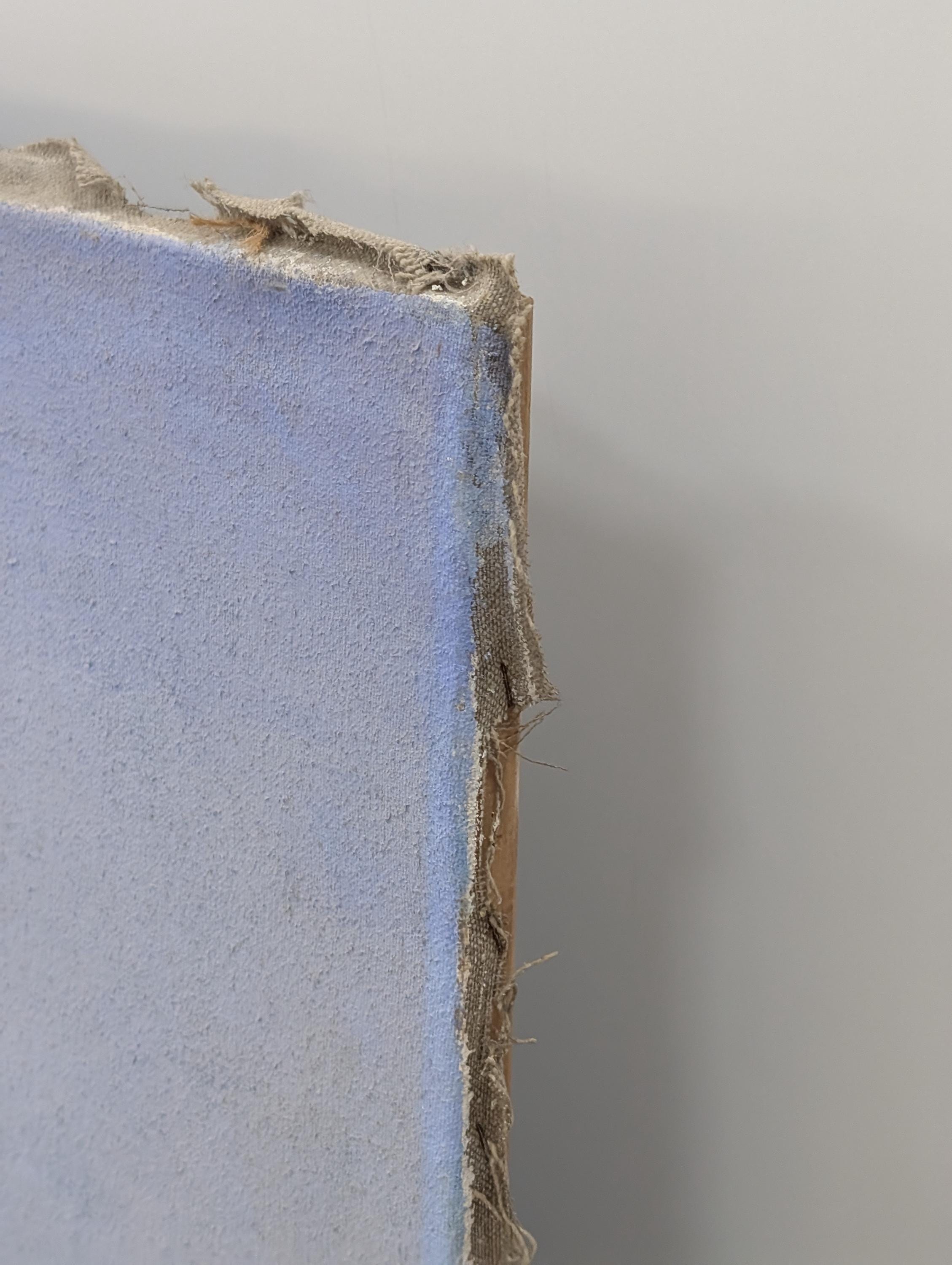 Large format modern art oil painting, female figure on the beach, 20th century