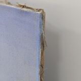 Large format modern art oil painting, female figure on the beach, 20th century